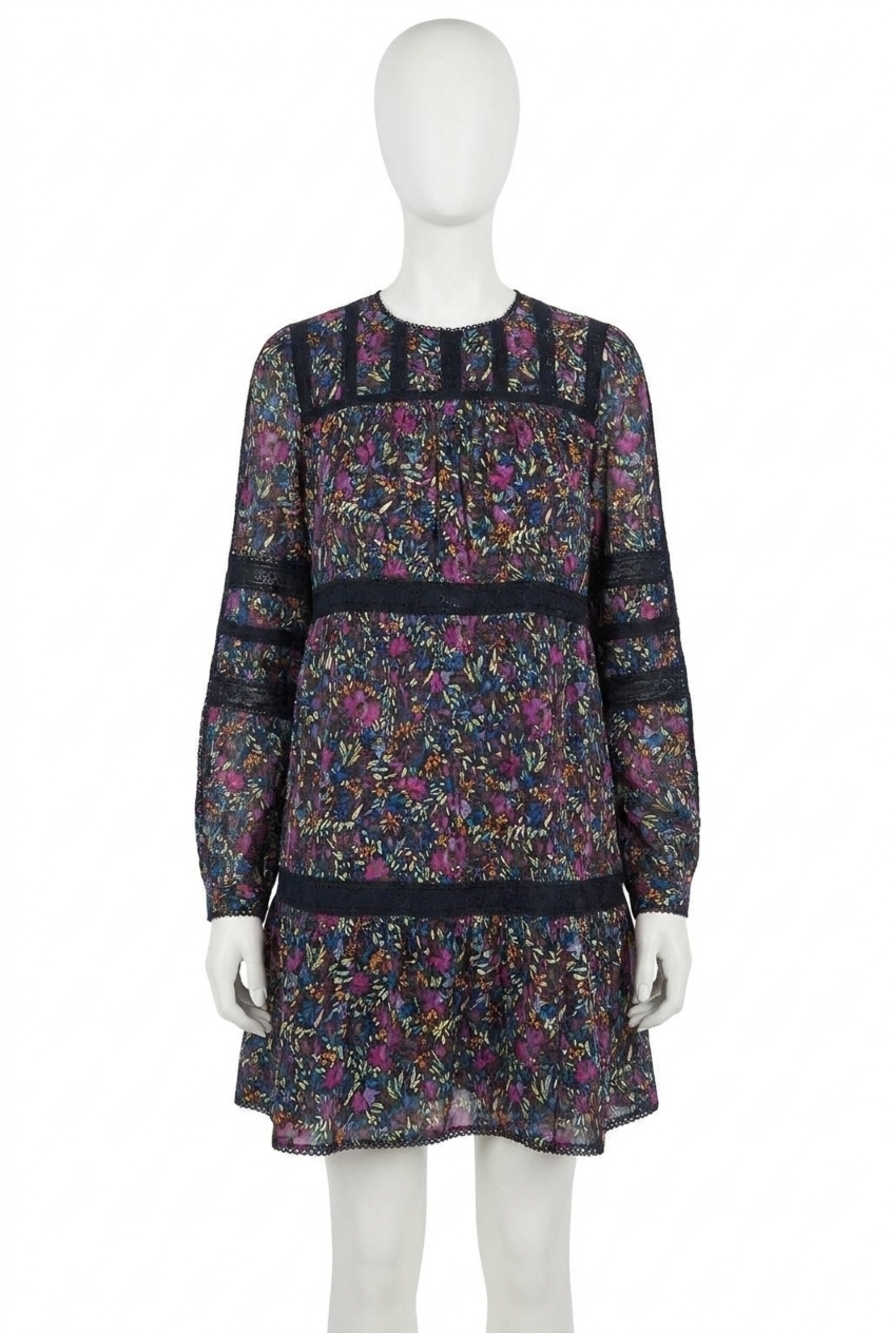 NEW ALLISON NEW YORK shane shift mini dress in ditsy floral